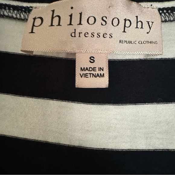 Philosophy Monochrome Striped Dress - Picture 3 of 4